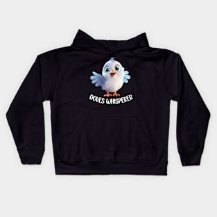 Celestial Chic Mesmerizing Doves Tee Kids Hoodie